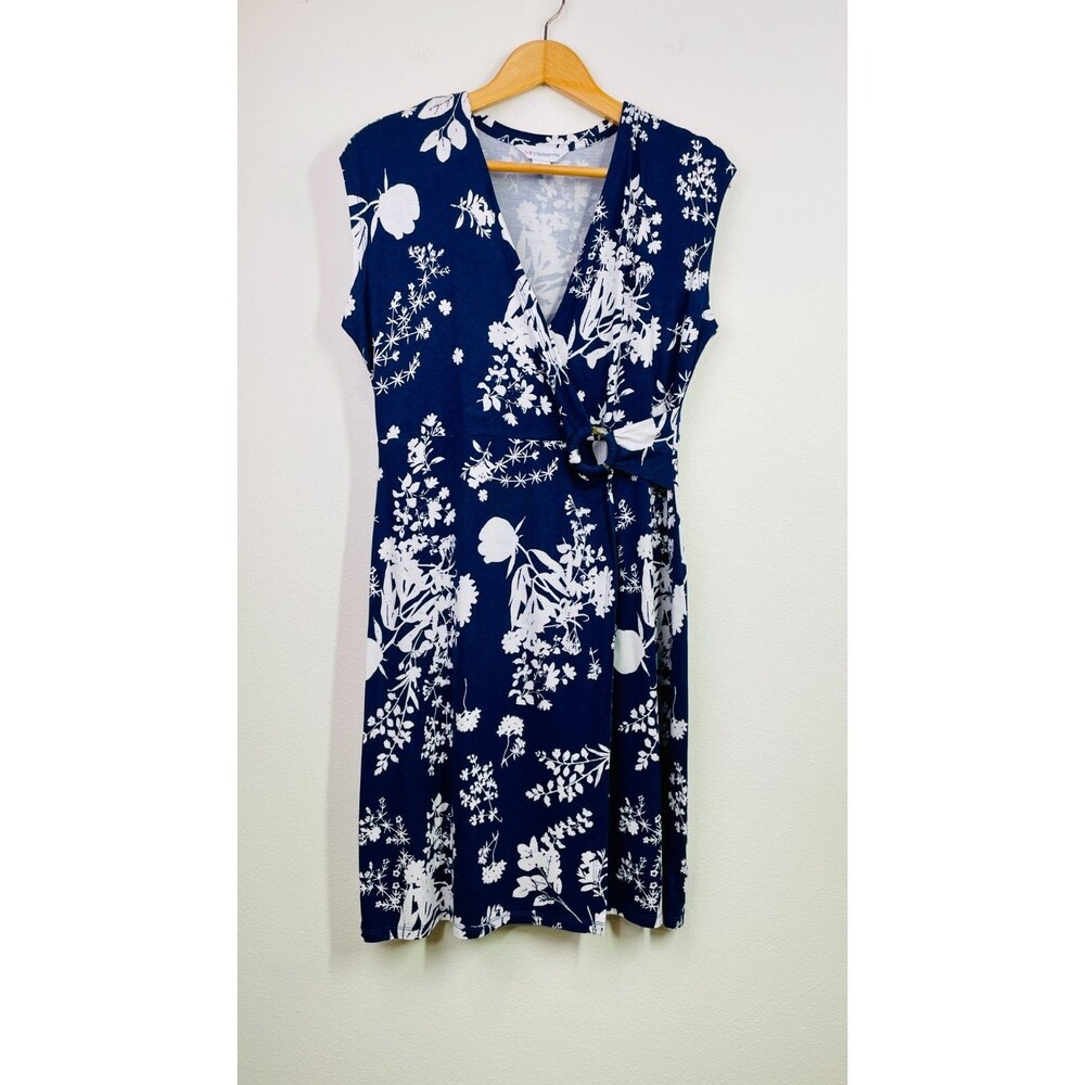 VTG Y2K LIZ CLAIBORNE Dress Medium PM Knee Length Mini Dress Vintage PM Med